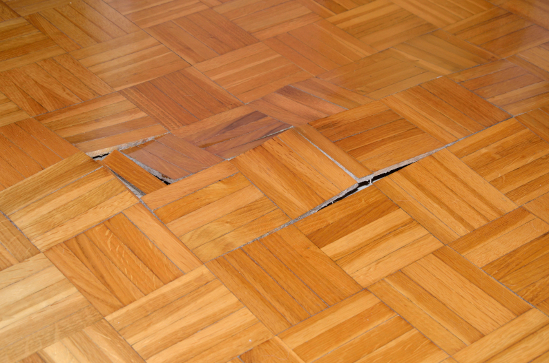 Slab Leak Damaged Floor - Leak Detection Tulsa